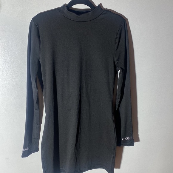 Cute Lucky Label Black Dress - Picture 3 of 4